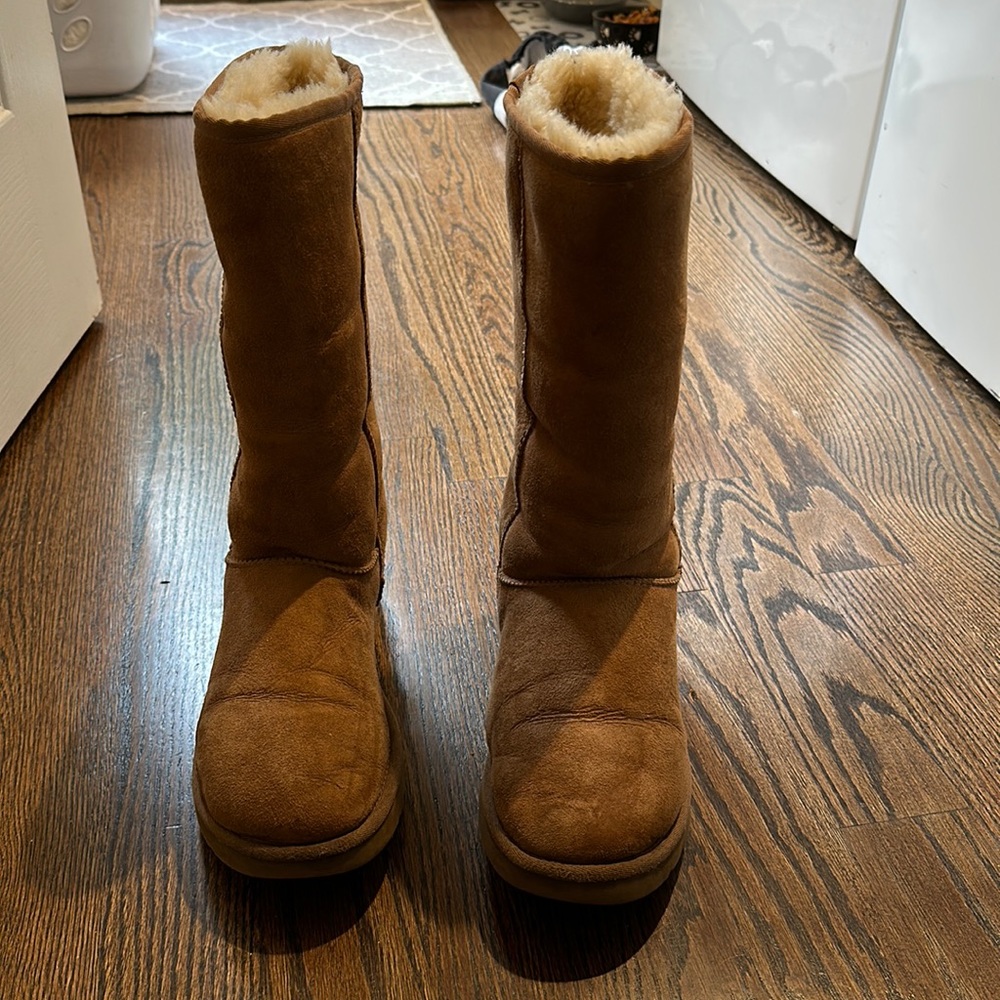 Ugg Australia- over the knee chestnut boots- size 9